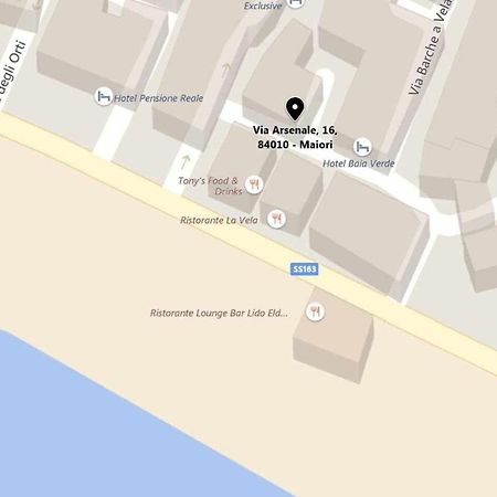 La Cambusa In Riva Al Mare Maiori Exteriér fotografie